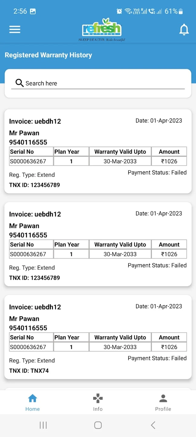 Warranty Registration